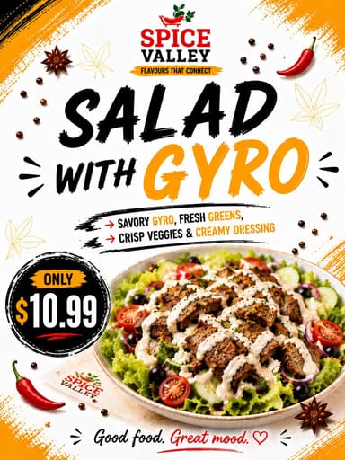 Salad With Gyro